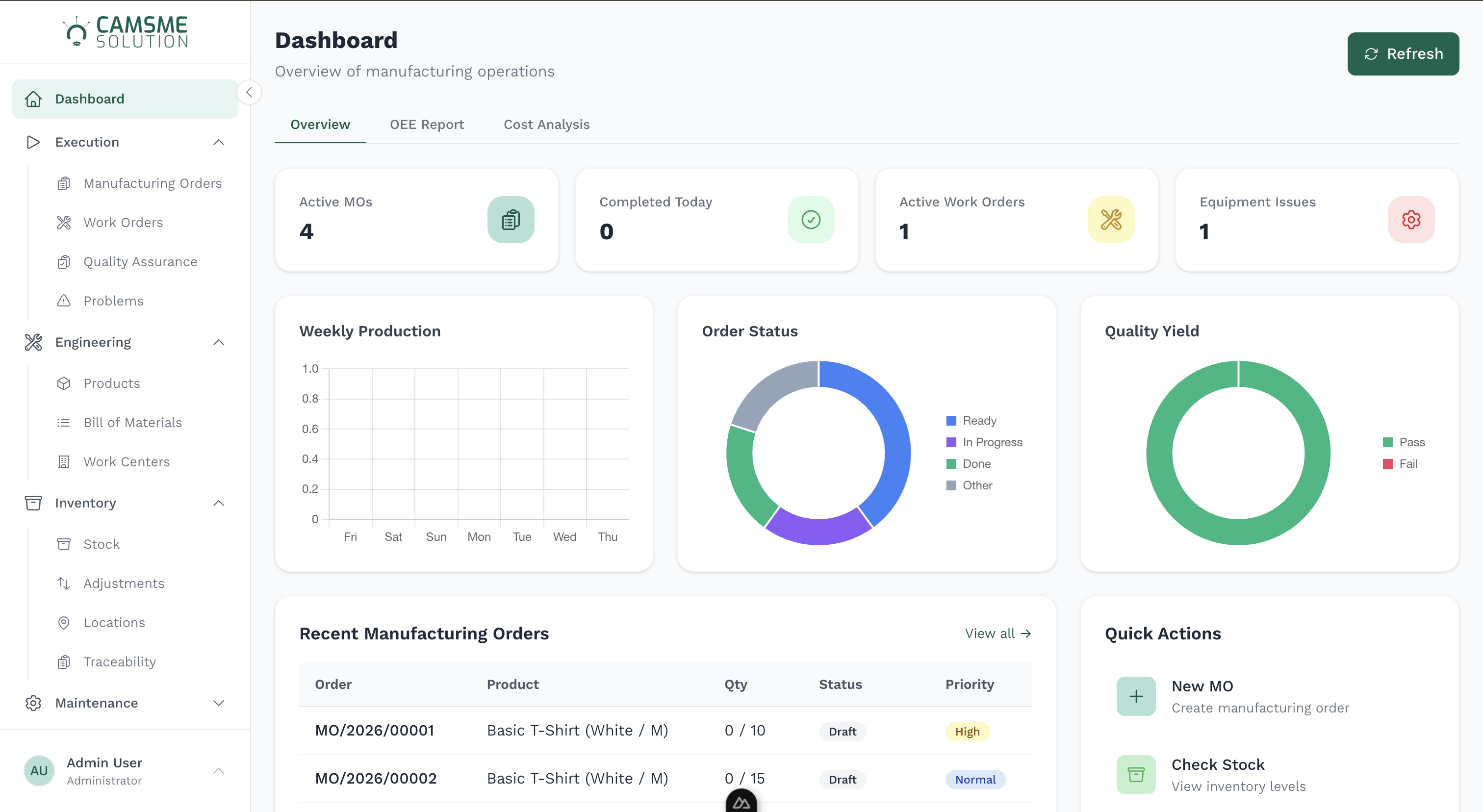 Manufacturing Execution System screenshot 2