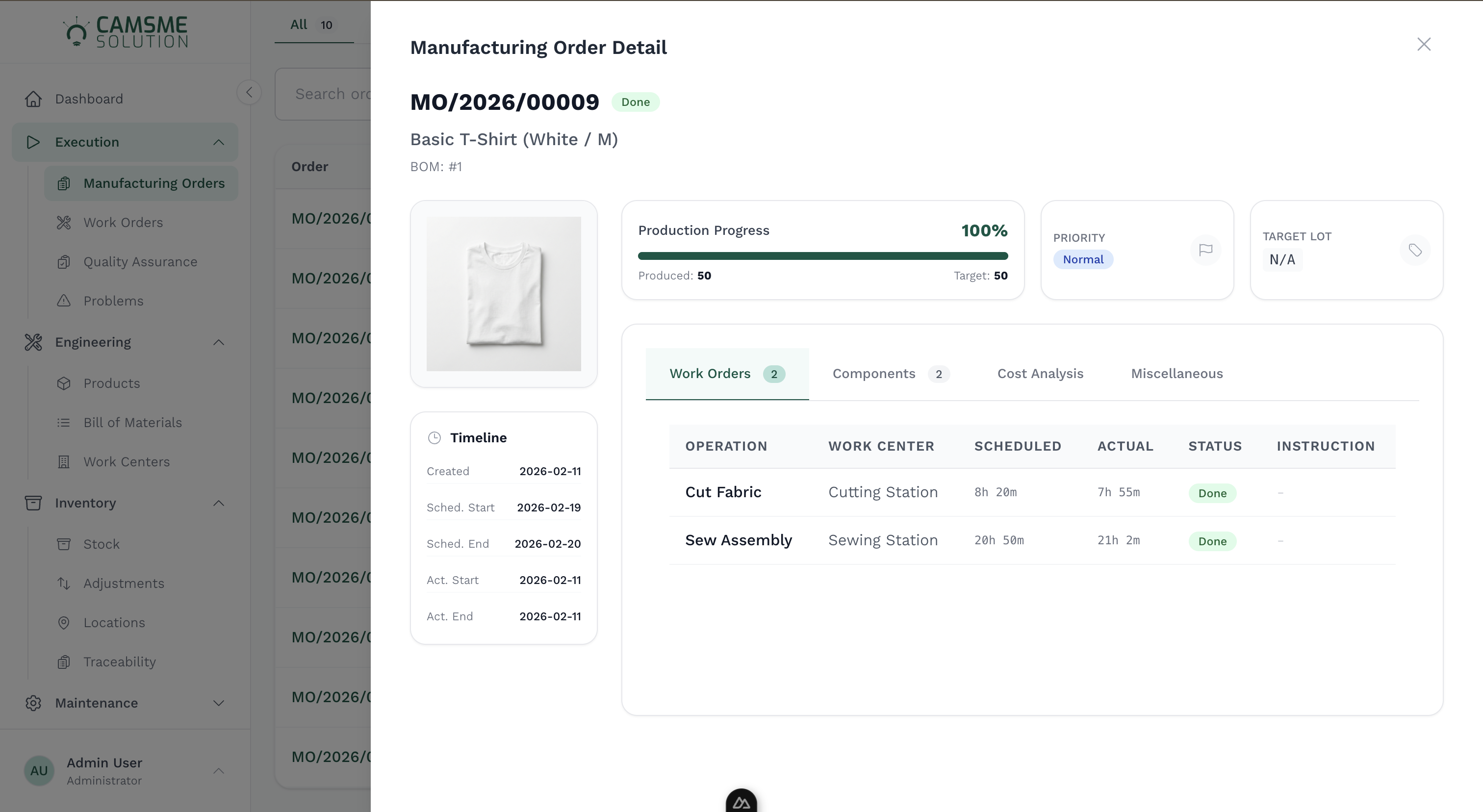 Manufacturing Execution System screenshot 5