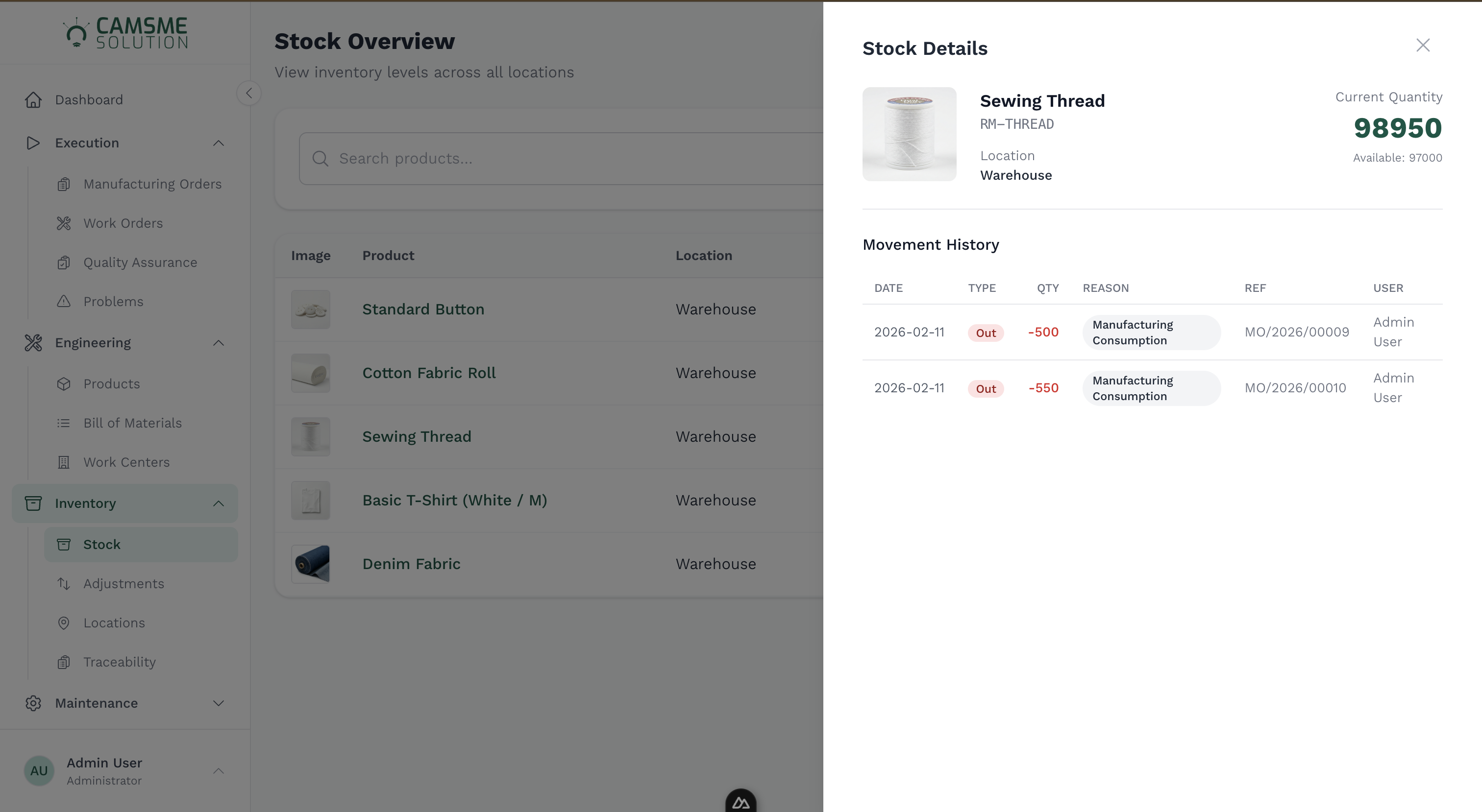 Manufacturing Execution System screenshot 8