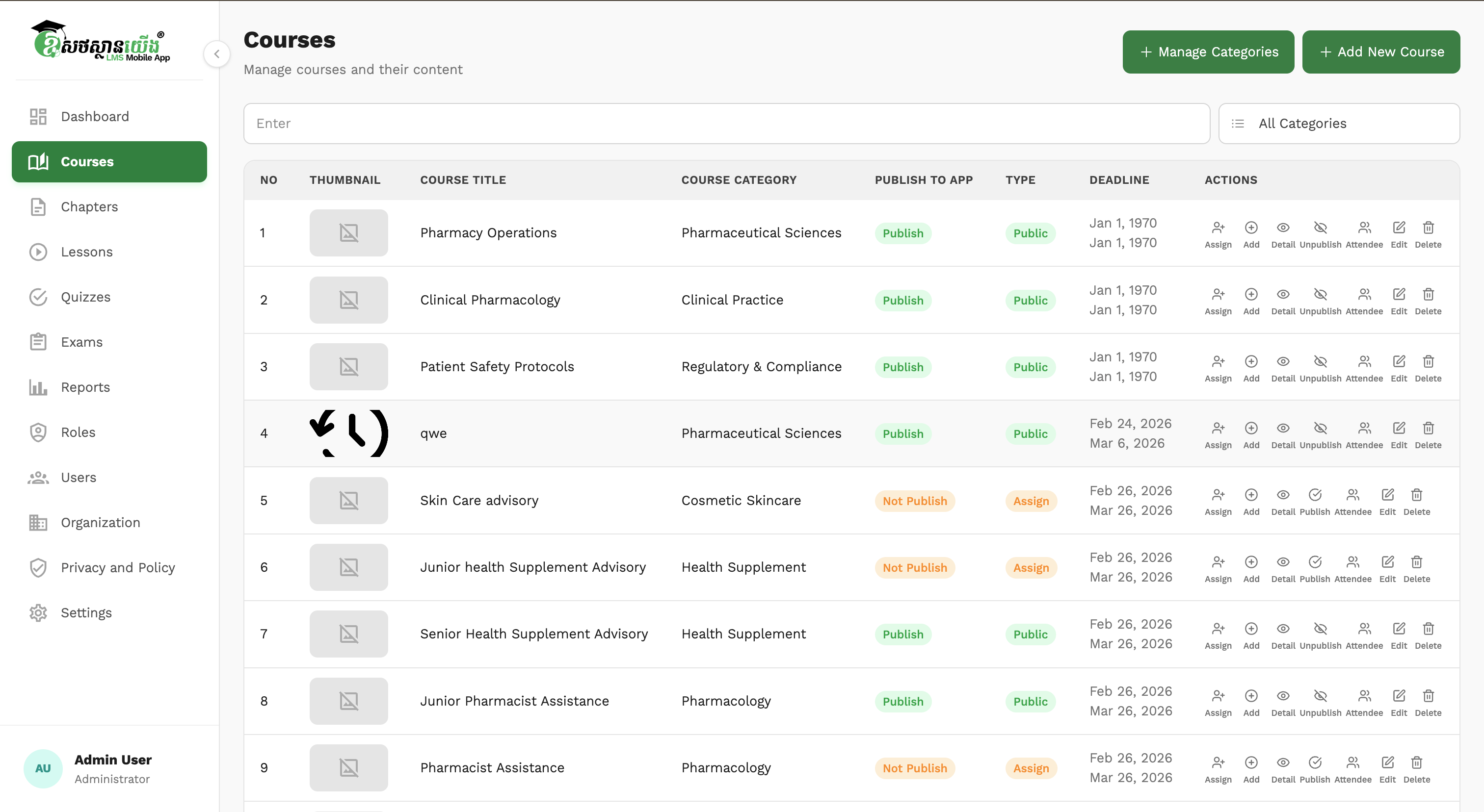 Our Pharmacy LMS screenshot 10